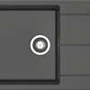 Мивка от гранит Ithaka (86×50) 1B 1D PLUS Метално сиво