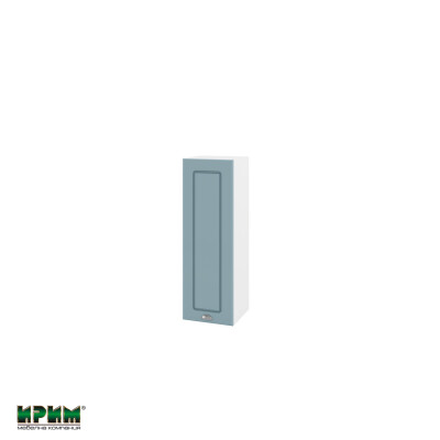 Горен модул с врата и два рафта БФ-Деним мат-06-115