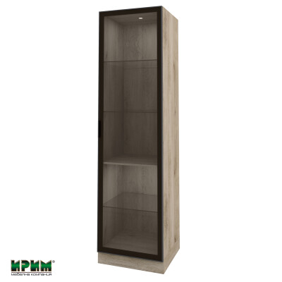 Колонен модул със стъклена врата и LED АРАЛ-63