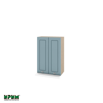 Горен модул с две врати и два рафта за аспиратор МФ-Деним мат-06-117