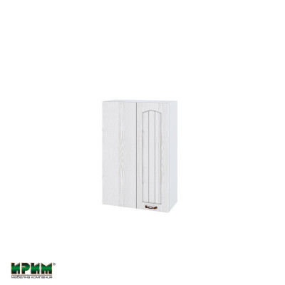 Горен модул за ъгъл с врата и рафт БФ-Бяло фладер-04-172 (ляв)