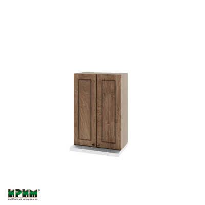 Горен модул с две врати и два рафта за аспиратор МФ-Дъб натурал-06-117