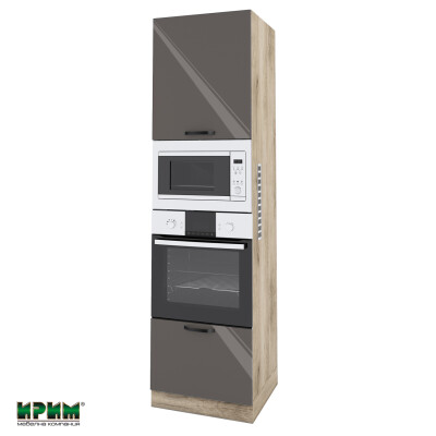 Колонен модул четири врати АРФ-Антрацит гланц-05-48