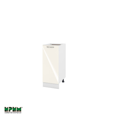 Долен модул с врата и рафт БФ-Крийм гланц-11-40