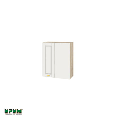 Горен модул за ъгъл с врата и рафт АРФ-Бяло мат-09-17