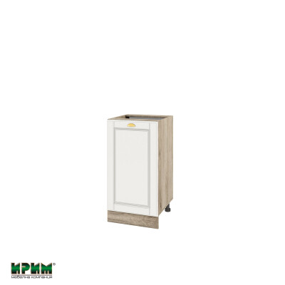 Долен модул с врата и рафт АРФ-Бяло мат-09-28