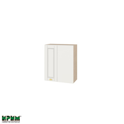 Горен модул за ъгъл с врата и рафт МФ-Бяло мат-09-17