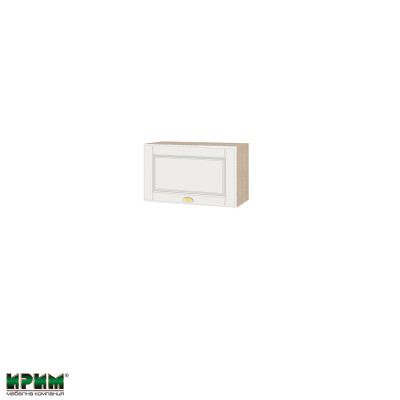 Горен модул с хоризонтална врата МФ-Бяло мат-09-15