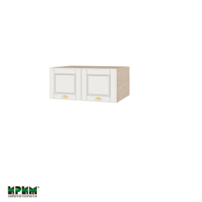 Горен модул с две врати МФ-Бяло мат-09-112