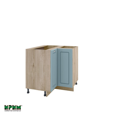 Долен модул ъглов с две врати и рафт АРФ-Деним мат-06-61