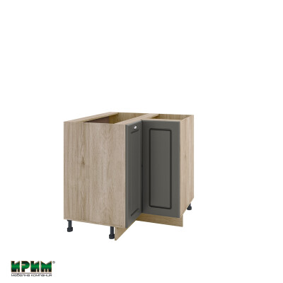 Долен модул ъглов с две врати и рафт АРФ-Цимент мат-06-61