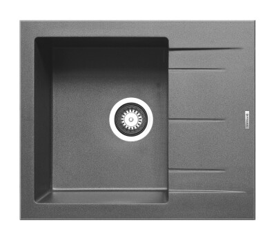 Мивка от гранит Alazia (59x50) 1B 1D Сиво