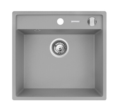 Мивка от гранит Camea (53x50) 1B Индустриално сиво