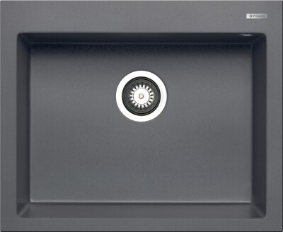 Мивка от гранит Istros (61x50) 1B Метално сиво