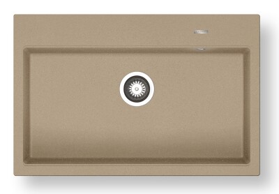 Мивка от гранит Ithaka (78×51) 1B Тъмно бежово