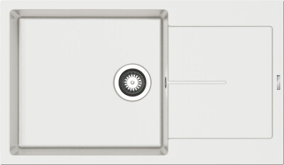 Мивка от гранит Ithaka (86×50) 1B 1D PLUS Сняг