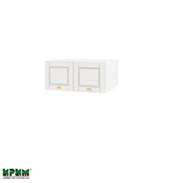 Горен модул с две врати БФ-Бяло мат-09-112