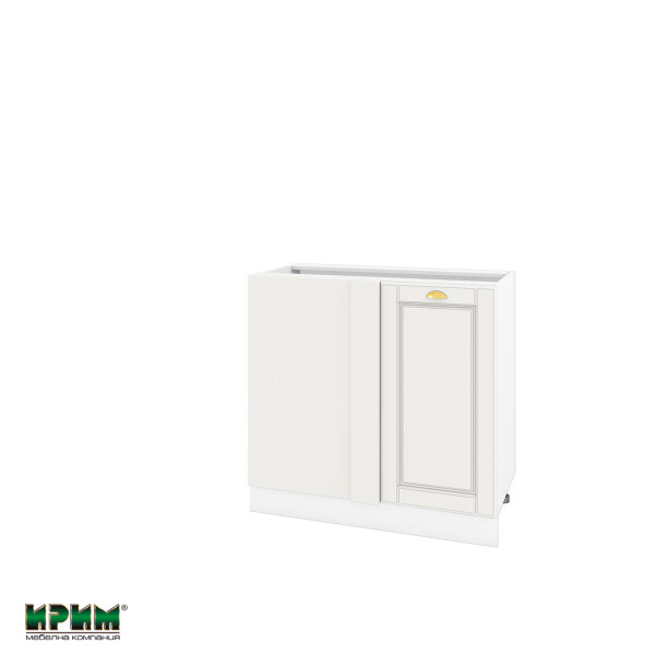 Долен модул за ъгъл с врата и рафт БФ-Бяло мат-09-42