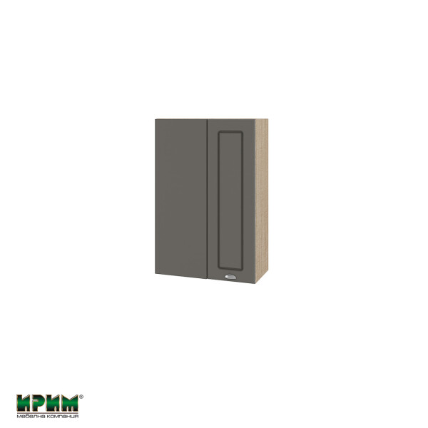 Горен модул за ъгъл с врата и рафт МФ-Цимент мат-06-122