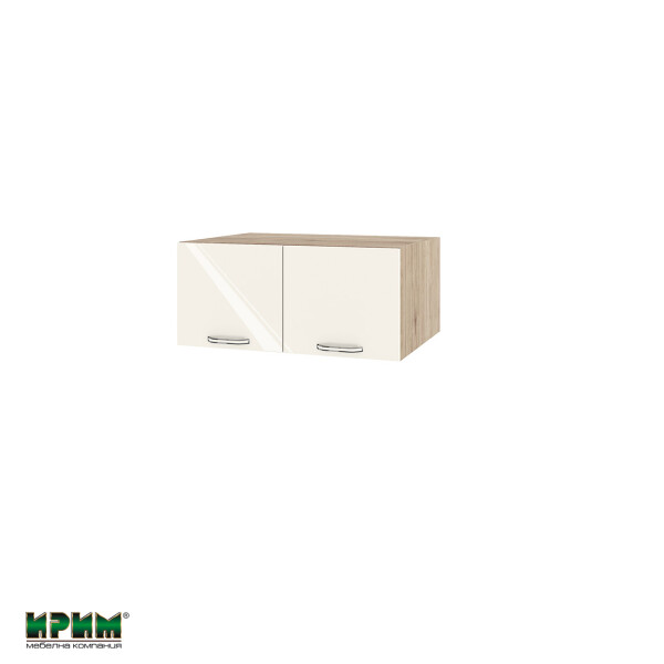 Горен модул с две врати АРФ-Крийм гланц-06-112