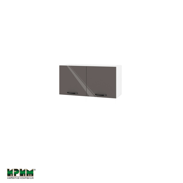Горен модул с две врати БФ-Антрацит гланц-05-108