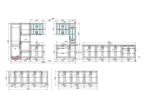 Кухня Сити 9081