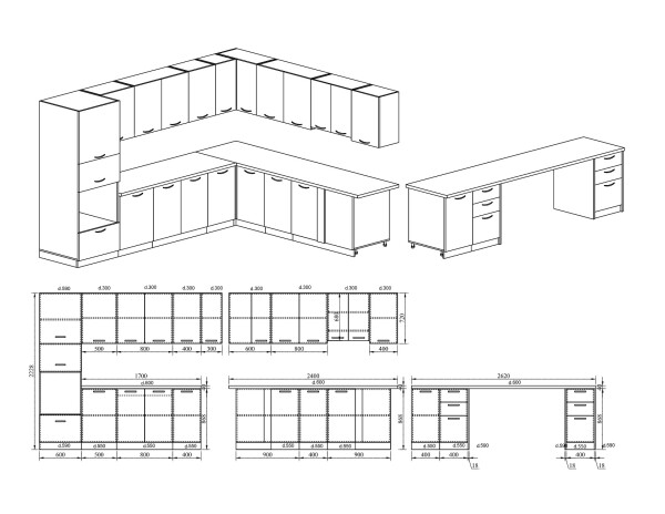 Кухня Сити 940