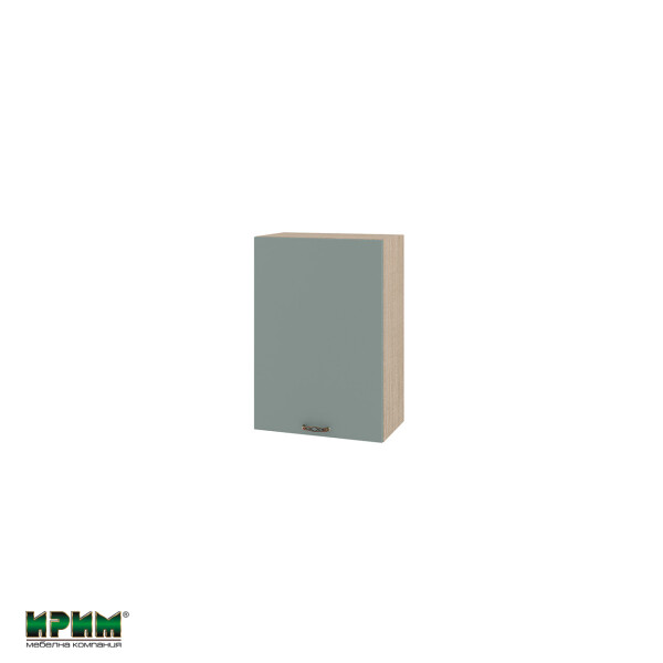 Горен модул с врата и рафт МФ-Олив мат-11-18