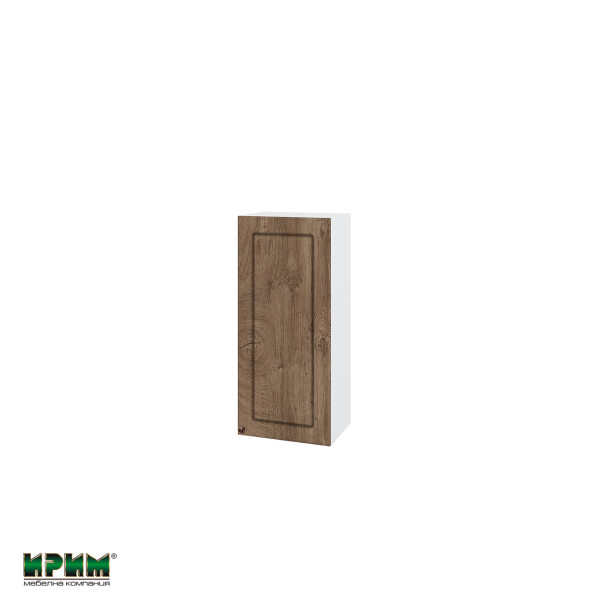 Горен модул с врата и два рафта БФ-Дъб натурал-06-116