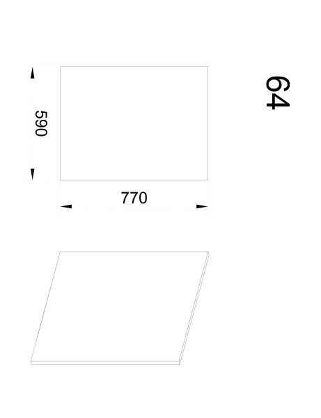 Краен панел Ф-Дъб натурал-06-64