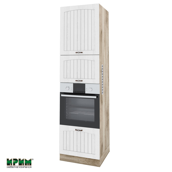 Колонен модул четири врати АРФ-Бяло фладер-04-98 (ляв)