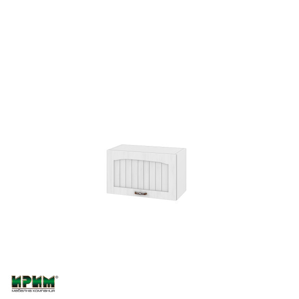 Горен модул с хоризонтална врата БФ-Бяло фладер-04-15