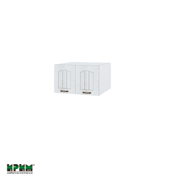 Горен модул с две врати БФ-Бяло фладер-04-111