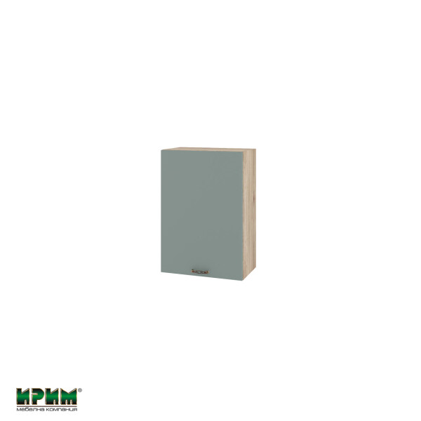 Горен модул с врата и рафт АРФ-Олив мат-11-18