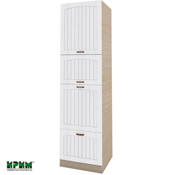 Колонен модул четири врати МФ-Бяло фладер-04-48 (десен)