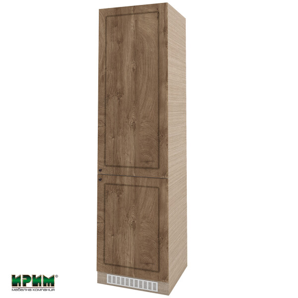 Колонен модул за вграждане на хладилник МФ-Дъб натурал-06-50