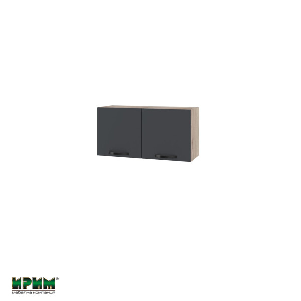 Горен модул с две врати АРФ-Карбон мат-11-108