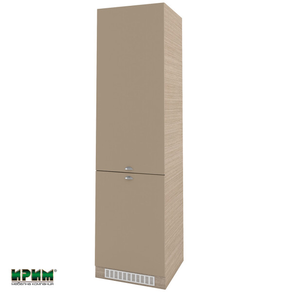 Колонен модул за вграждане на хладилник МФ-Капучино мат-11-50