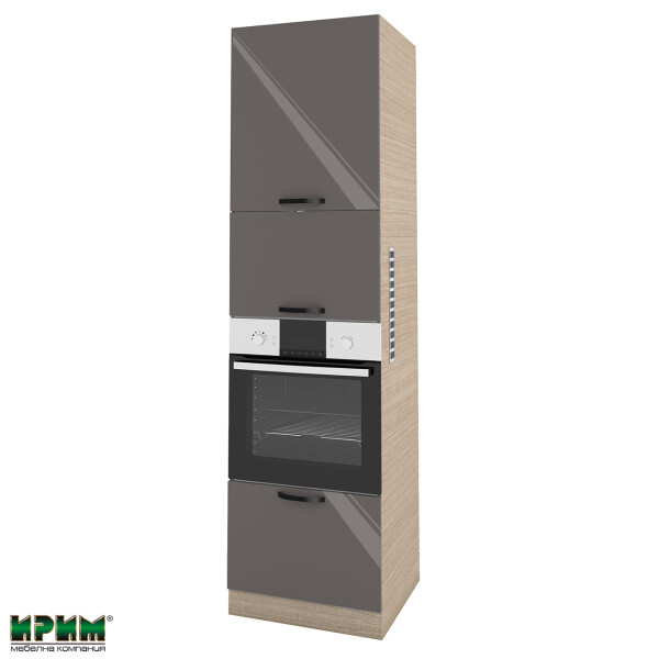 Колонен модул четири врати МФ-Антрацит гланц-05-48