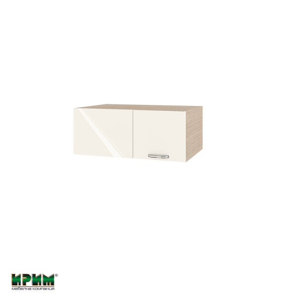 Горен модул за ъгъл с една врата МФ-Крийм гланц-11-113