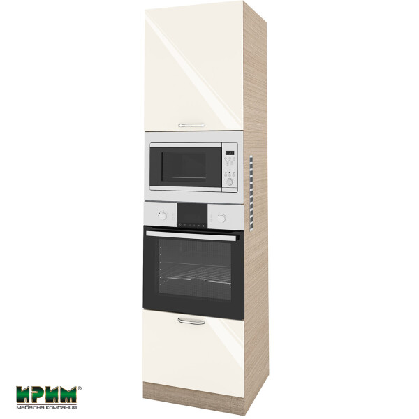 Колонен модул четири врати МФ-Крийм гланц-11-48