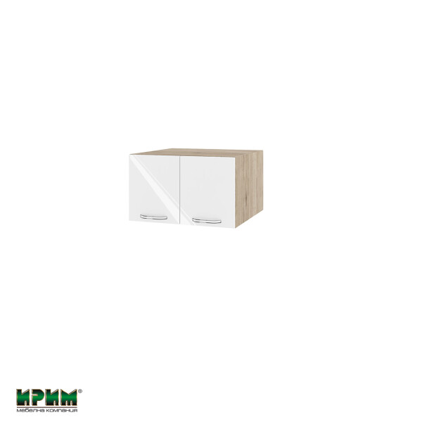 Горен модул с две врати АРФ-Бяло гланц-05-111