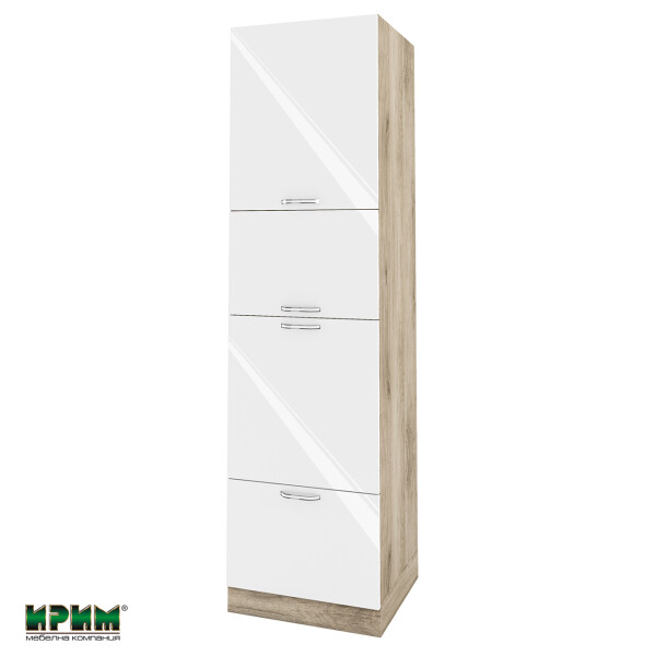 Колонен модул четири врати АРФ-Бяло гланц-05-48