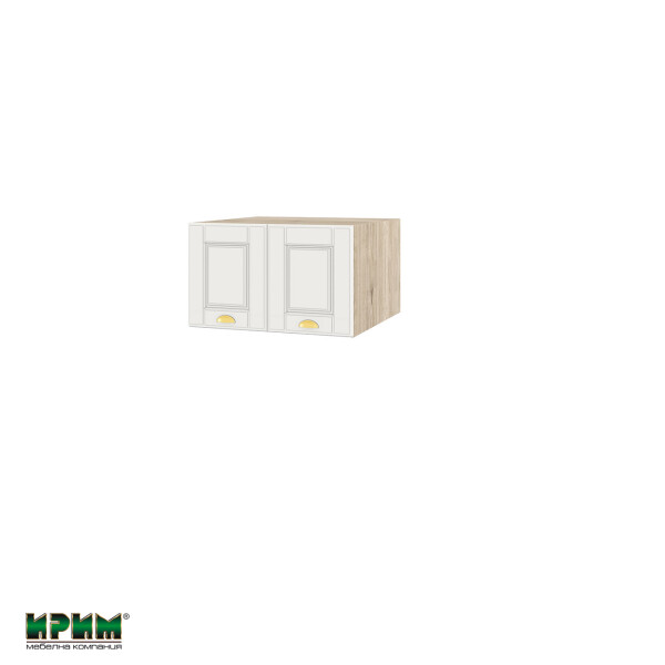 Горен модул с две врати АРФ-Бяло мат-09-111