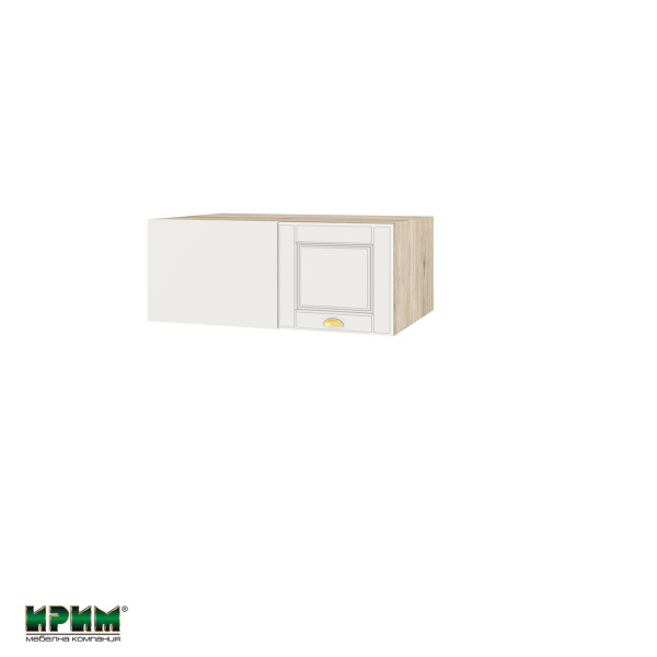 Горен модул за ъгъл с една врата АРФ-Бяло мат-09-113