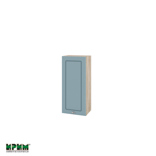 Горен модул с врата и два рафта АРФ-Деним мат-06-116