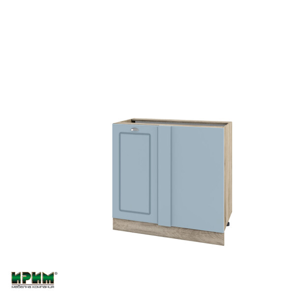 Долен модул за ъгъл с врата и рафт АРФ-Деним мат-06-42