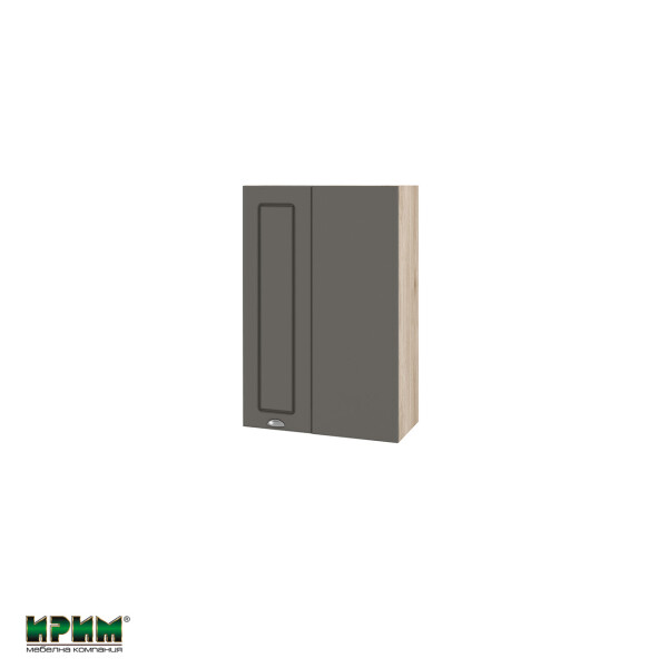 Горен модул за ъгъл с врата и рафт АРФ-Цимент мат-06-122