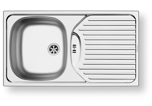 Мивка от неръждаема стомана ET78 (78X43,5) Semiflat