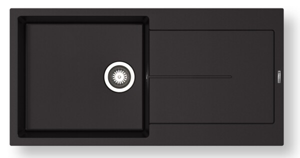 Мивка от гранит Ithaka (100×50) 1B 1D PLUS Вулкан